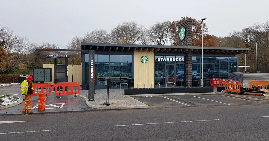 Starbucks Menu Bristol, UK