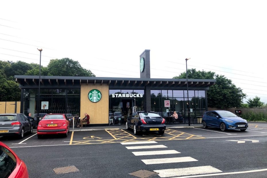 Starbucks Menu Derby, UK