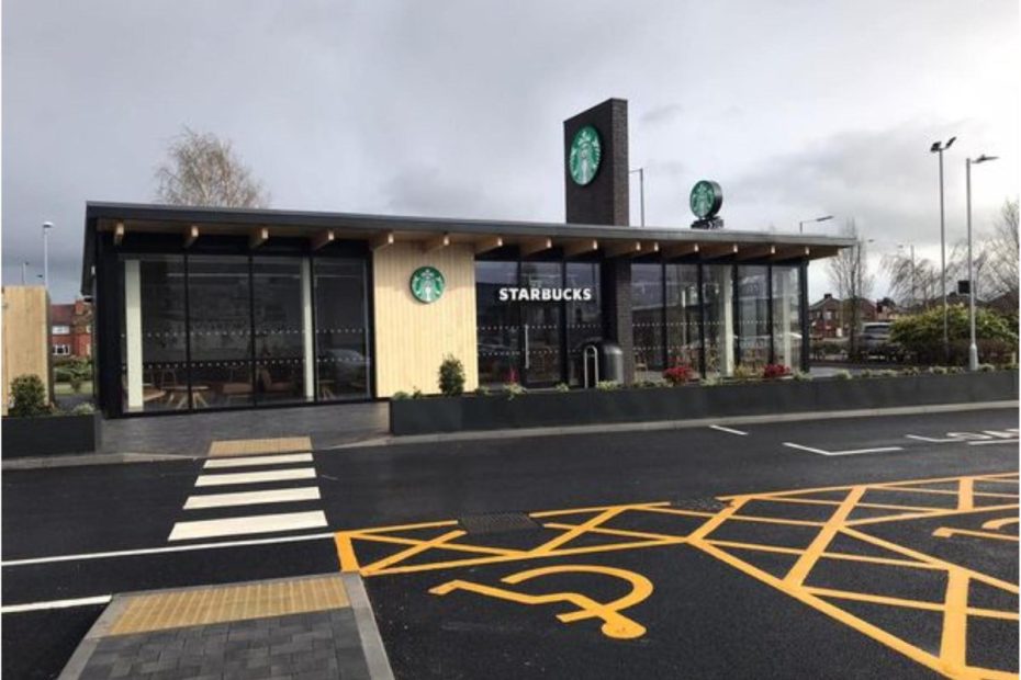 Starbucks Menu Mansfield, UK